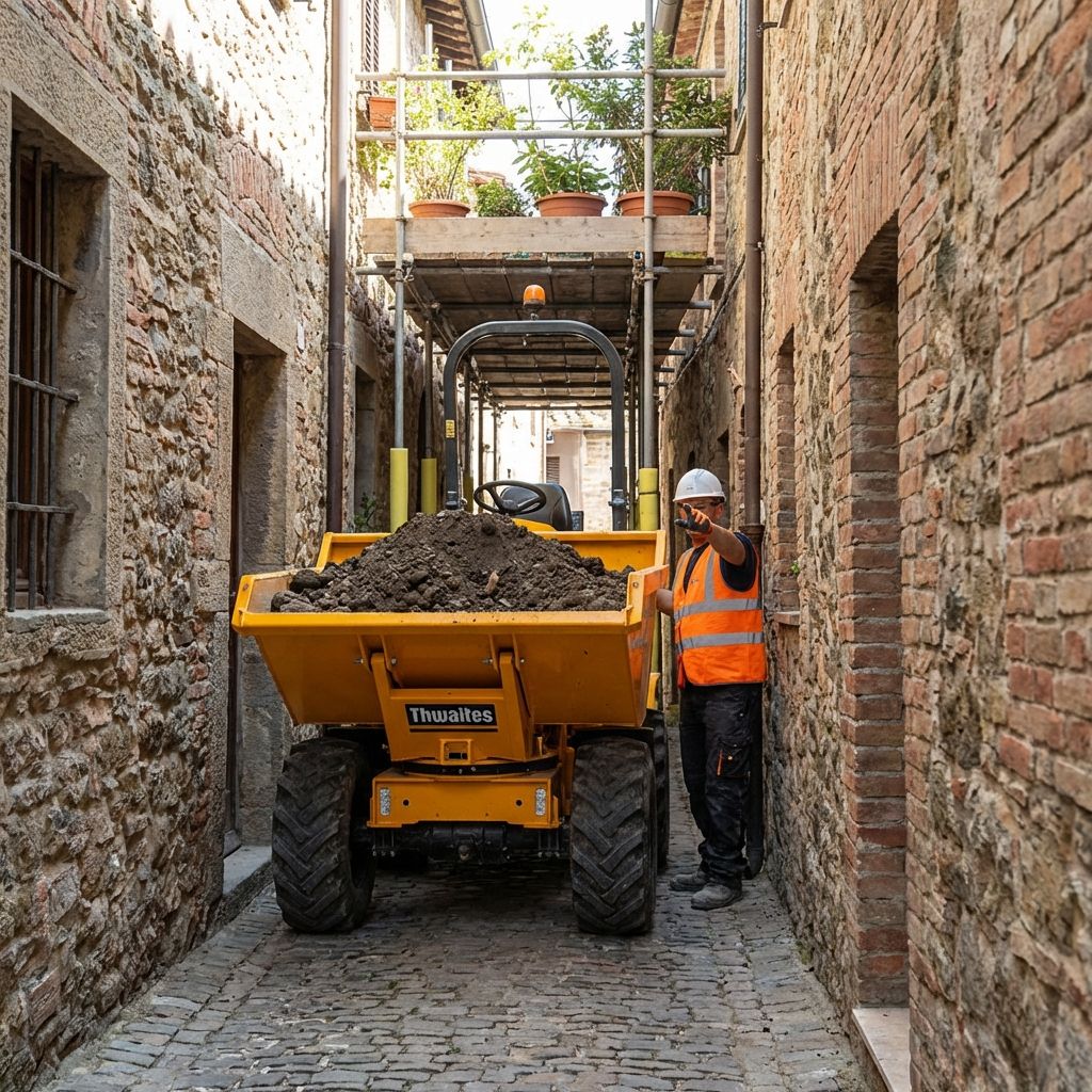 Dumper für Kellerausschachtung – Erdarbeiten Wien und Niederösterreich